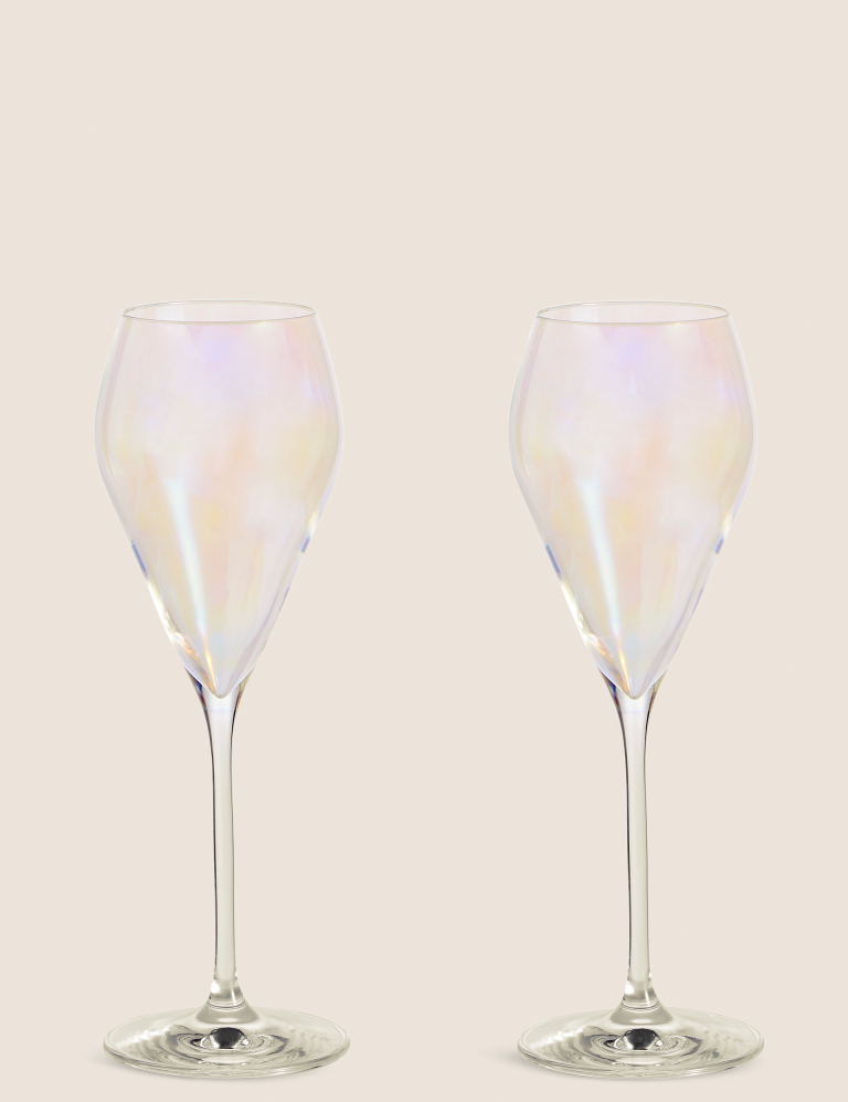 Set of 2 Lustre Prosecco Glasses
