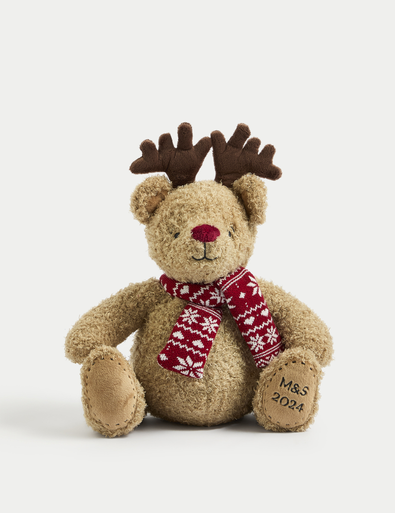 Spencer Bear Reindeer Soft Toy Marks and Spencer Cyprus Symeonides Fashion House