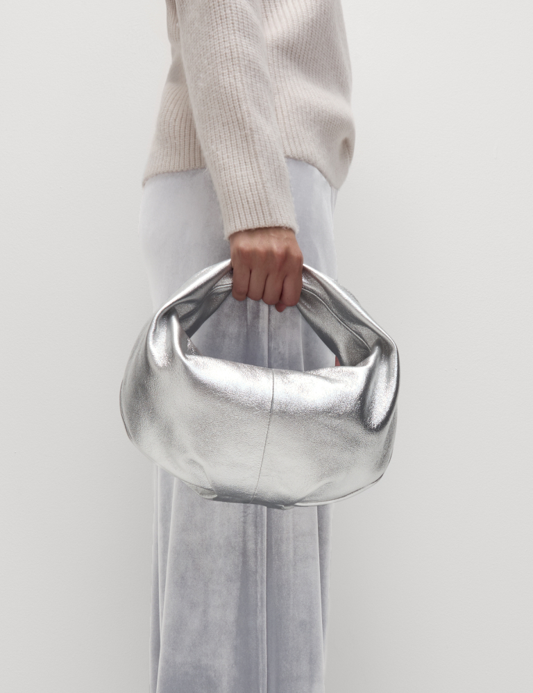 Velvet Elasticated Waist Wide Leg Trousers