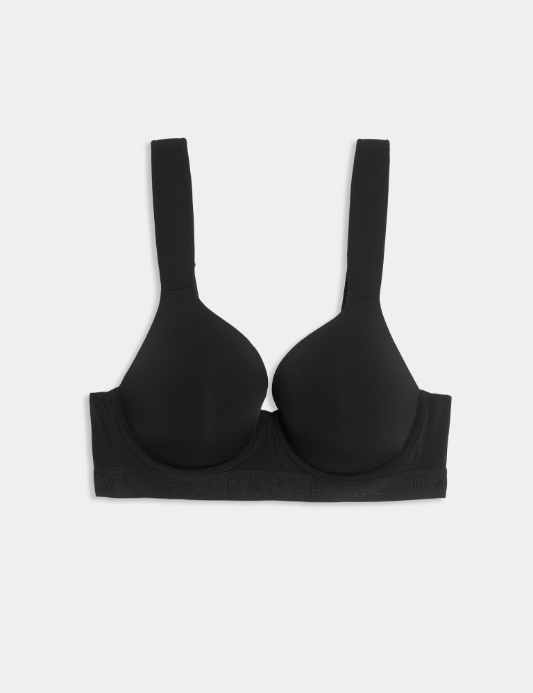 Medium Support Sports Hybrid T-Shirt Bra (A-E)