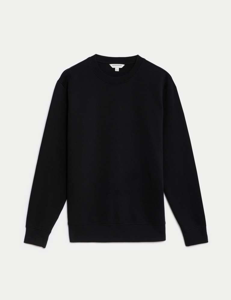 Cotton Rich Crew Neck Sweatshirt