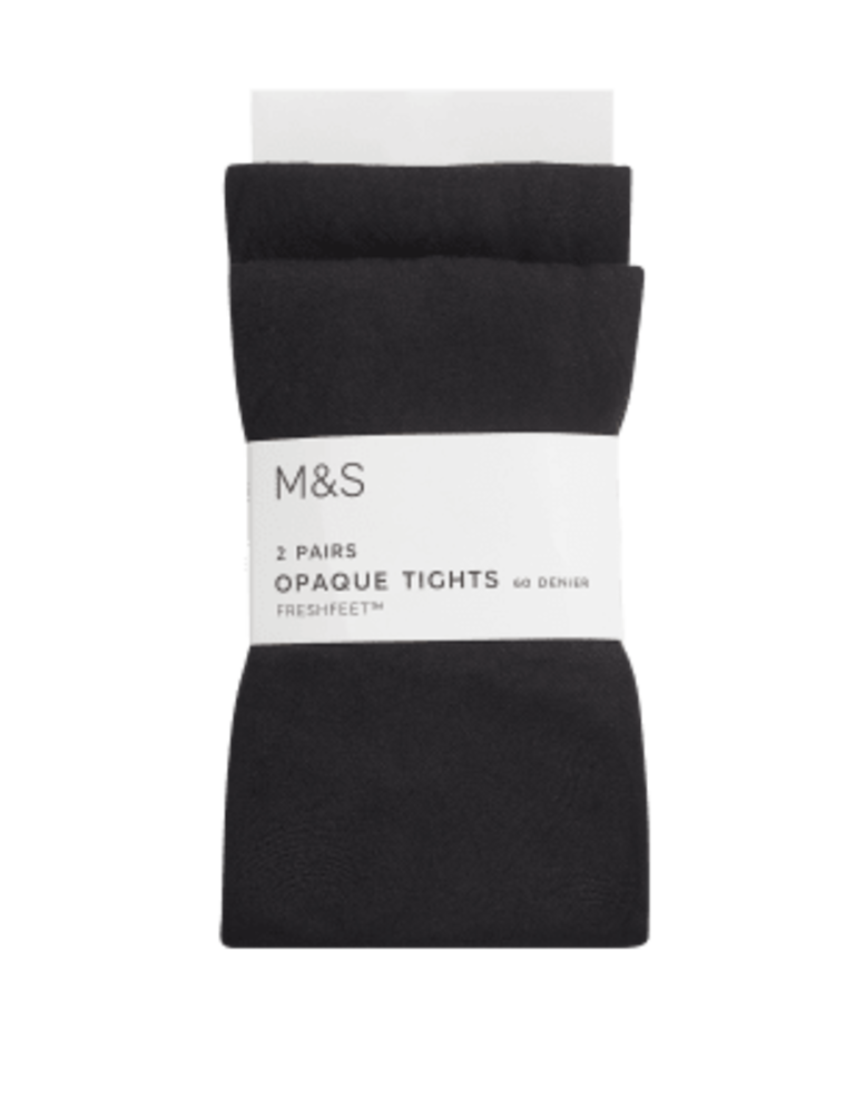2pk 60 Denier School Tights (3-16 Yrs)