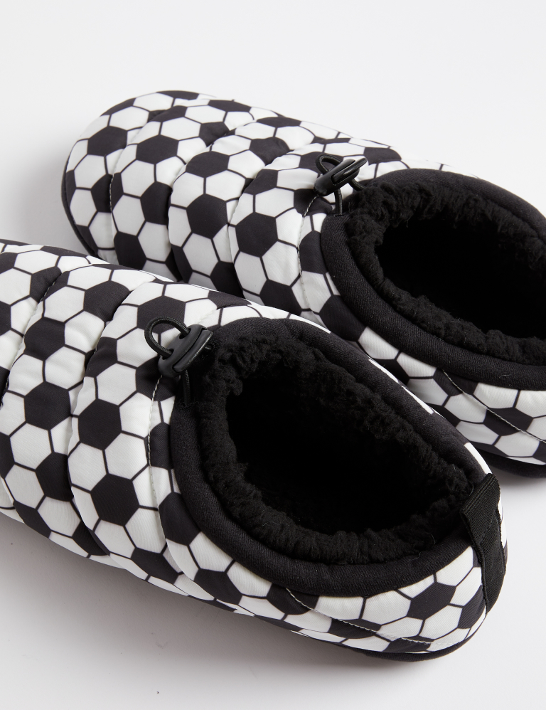 Kids’ Football Padded Slippers (13 Small – 7 Large)