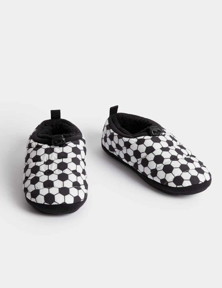 Kids’ Football Padded Slippers (13 Small – 7 Large)