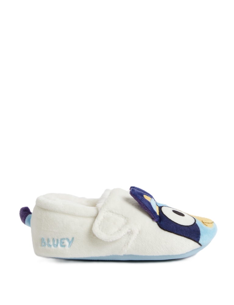 Kids’ Bluey™ Riptape Slippers (4 Small – 12 Small)