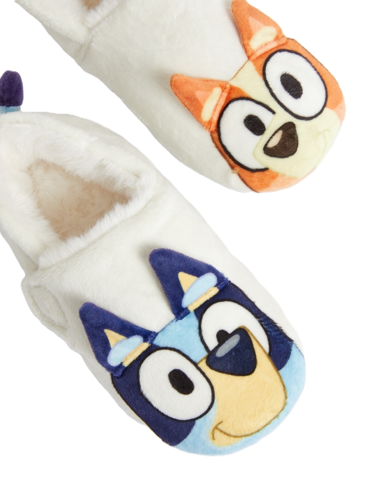 Kids’ Bluey™ Riptape Slippers (4 Small – 12 Small)