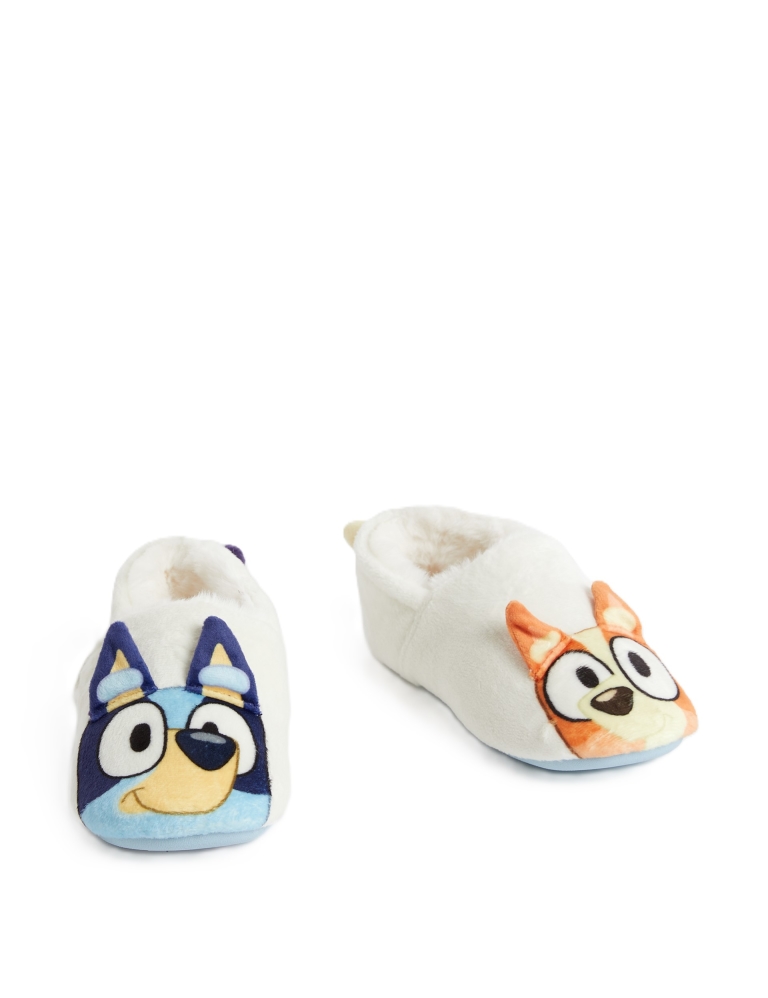 Kids’ Bluey™ Riptape Slippers (4 Small – 12 Small)