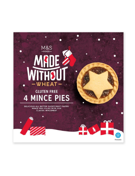 Collection Made Without Gluten Free 4 All Butter Mince Pies