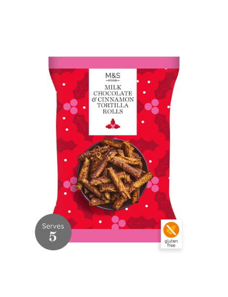 Milk Chocolate Cinnamon Sugar Tortilla Rolls