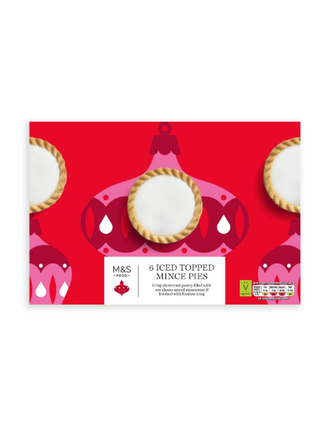 Iced Topped Mince Pies