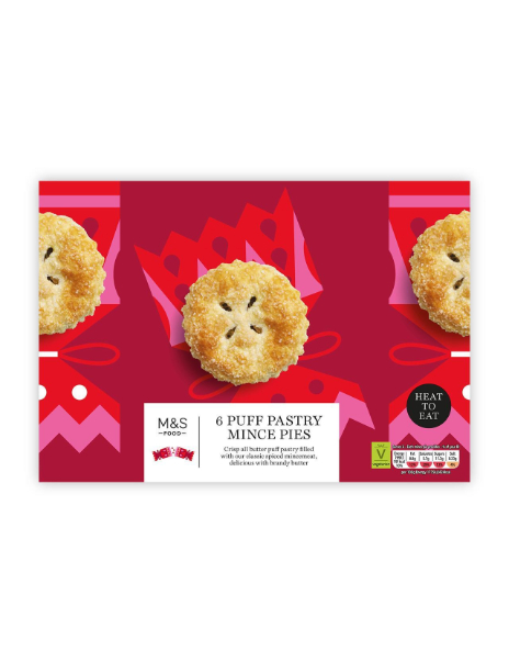 All Butter Puff Pastry Mince Pies