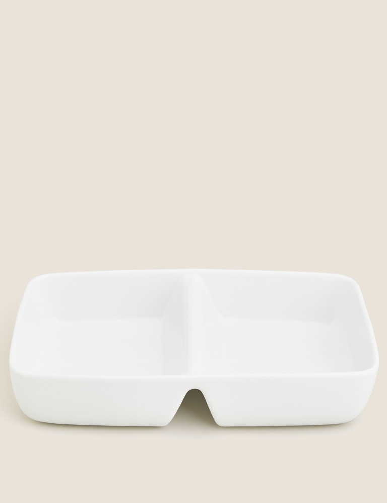 Ceramic Divided Vegetable Dish