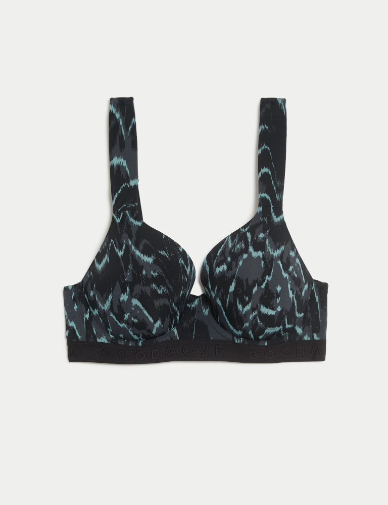 Medium Support Sports Hybrid T-Shirt Bra (A-E)