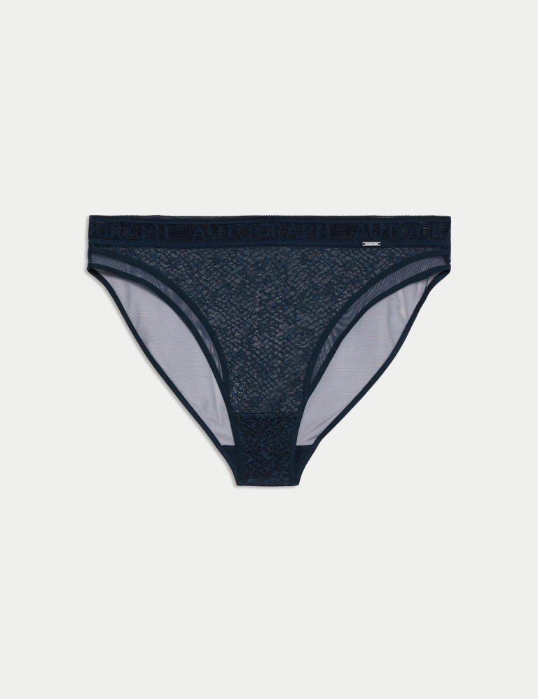 Tivoli Patterned Lace High Leg Knickers