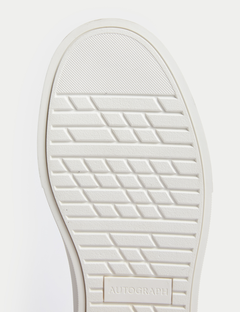 Leather Lace Up Performance Trainers with Freshfeet™