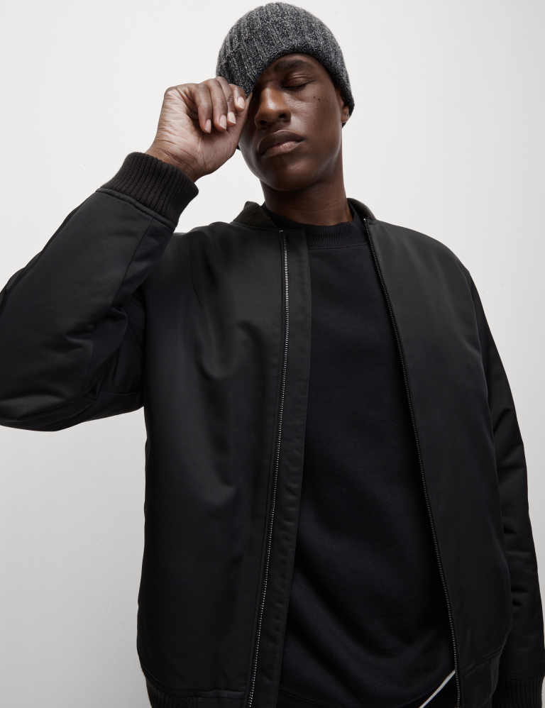 Satin Bomber Jacket Satin Bomber Jacket