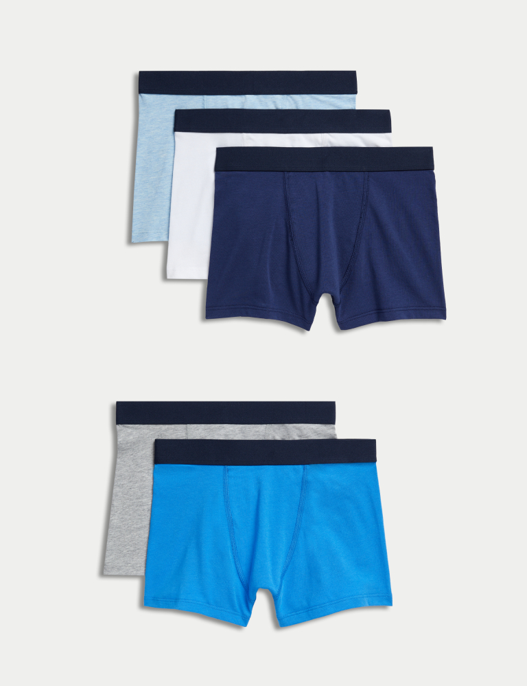 5pc Cotton with Stretch Trunks (5-16 Yrs)