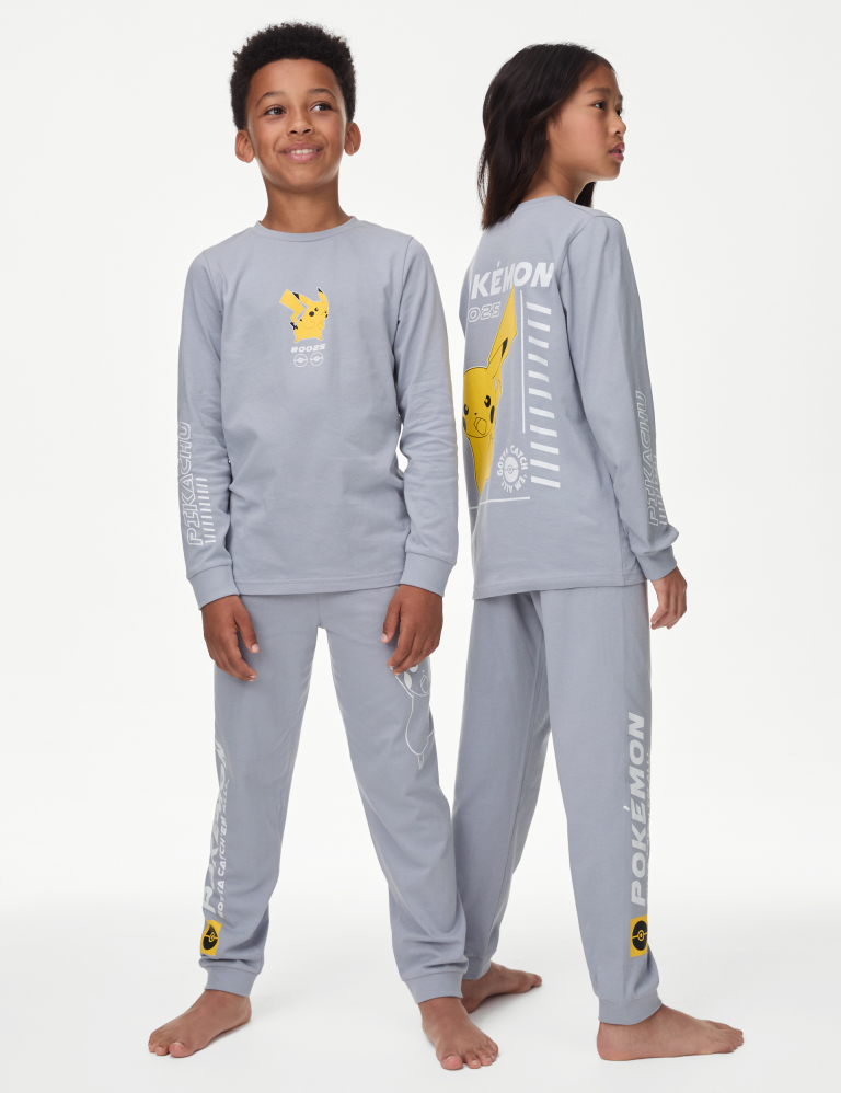 Pure Cotton Pokemon Pyjamas 6 16 Yrs Marks and Spencer Cyprus Symeonides Fashion House