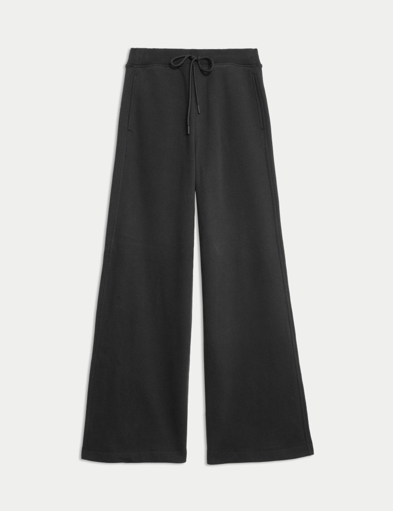 Cotton Rich Brushed Wide Leg Joggers