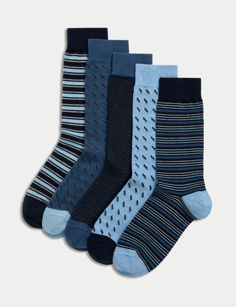 5pk Cool & Fresh™ Assorted Cotton Rich Socks