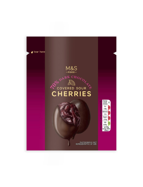 70% Dark Chocolate Sour Cherries