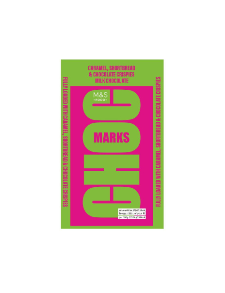 Choc Marks Caramel, Shortbread, Chocolate Crispies Milk Chocolate