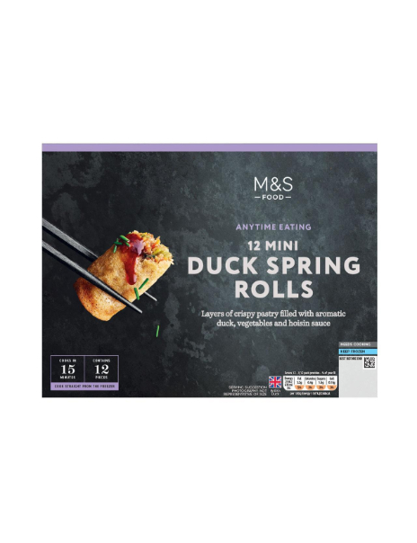 12 Mini Duck Spring Rolls