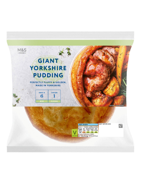 1 Giant Yorkshire Pudding