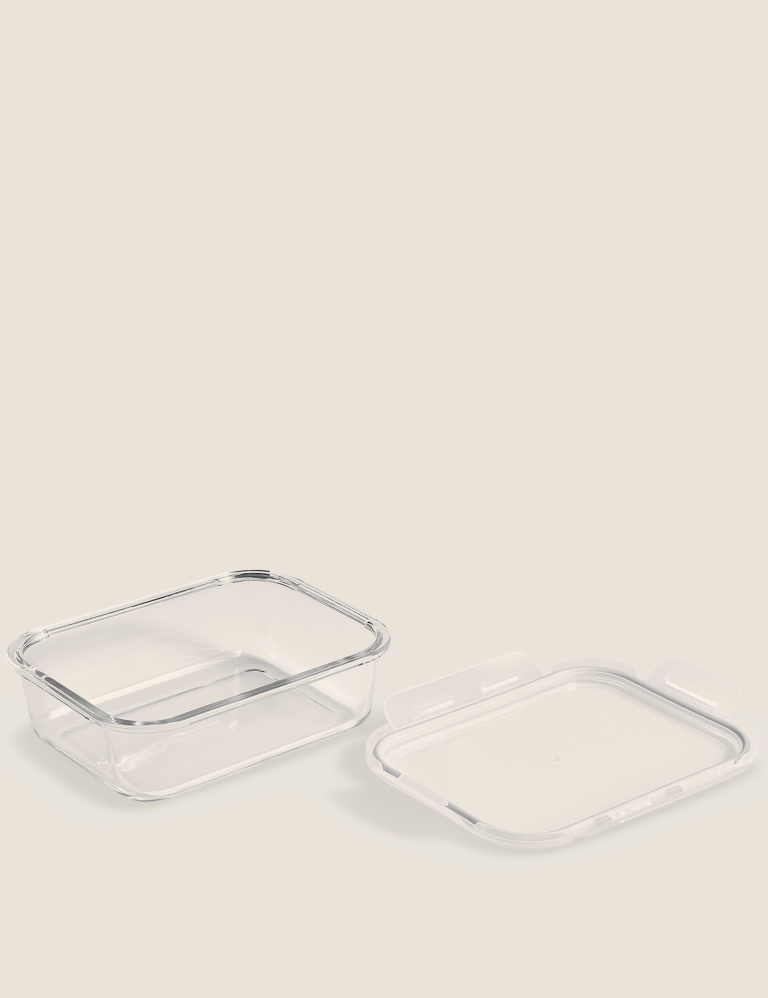 Large Glass Fridge Storage Container