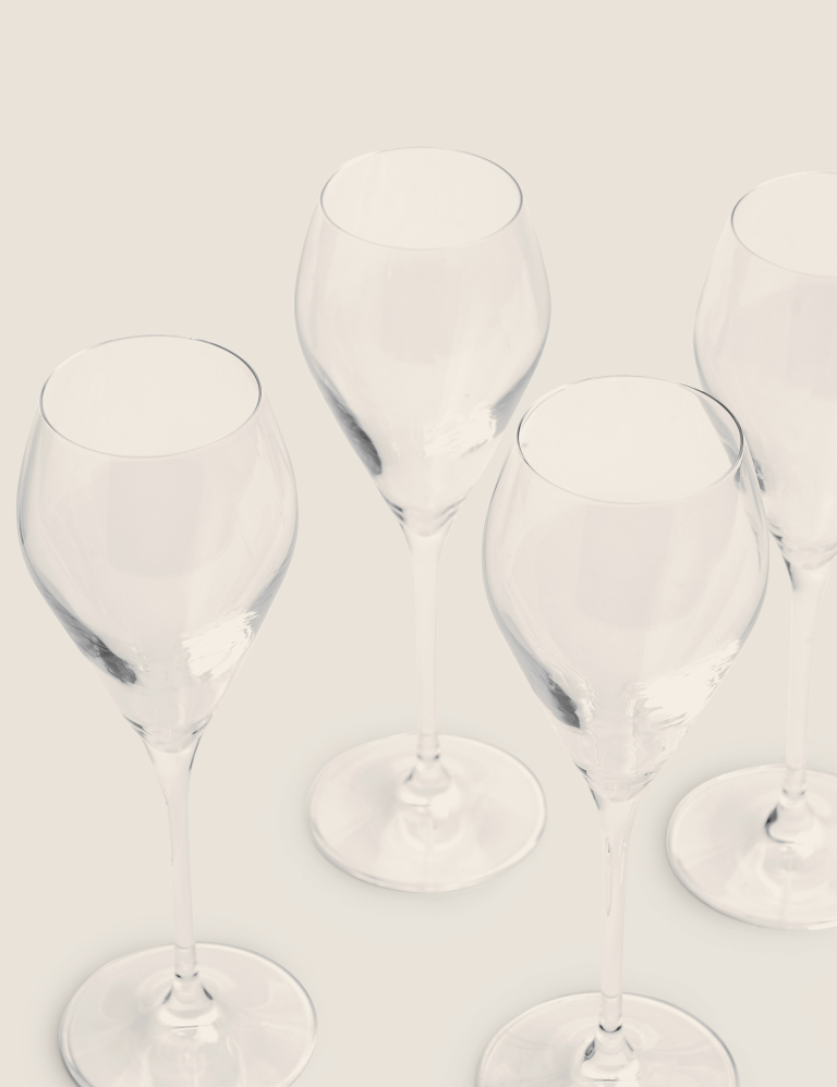 Set of 4 Maxim Prosecco Glasses