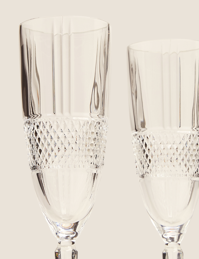Set of 4 Adeline Champagne Flutes