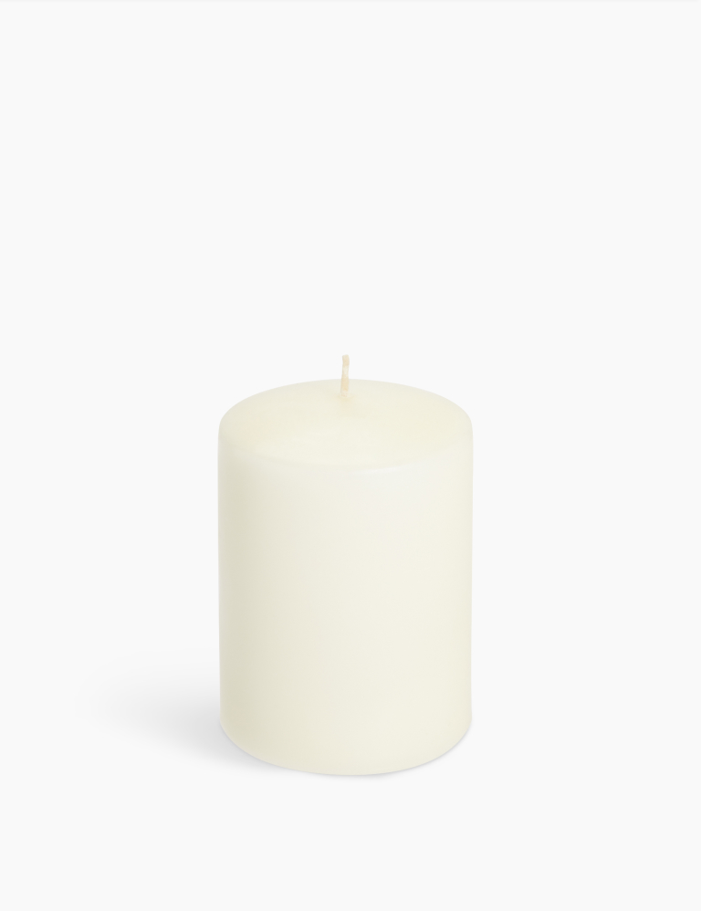 Small Wide Pillar Candle
