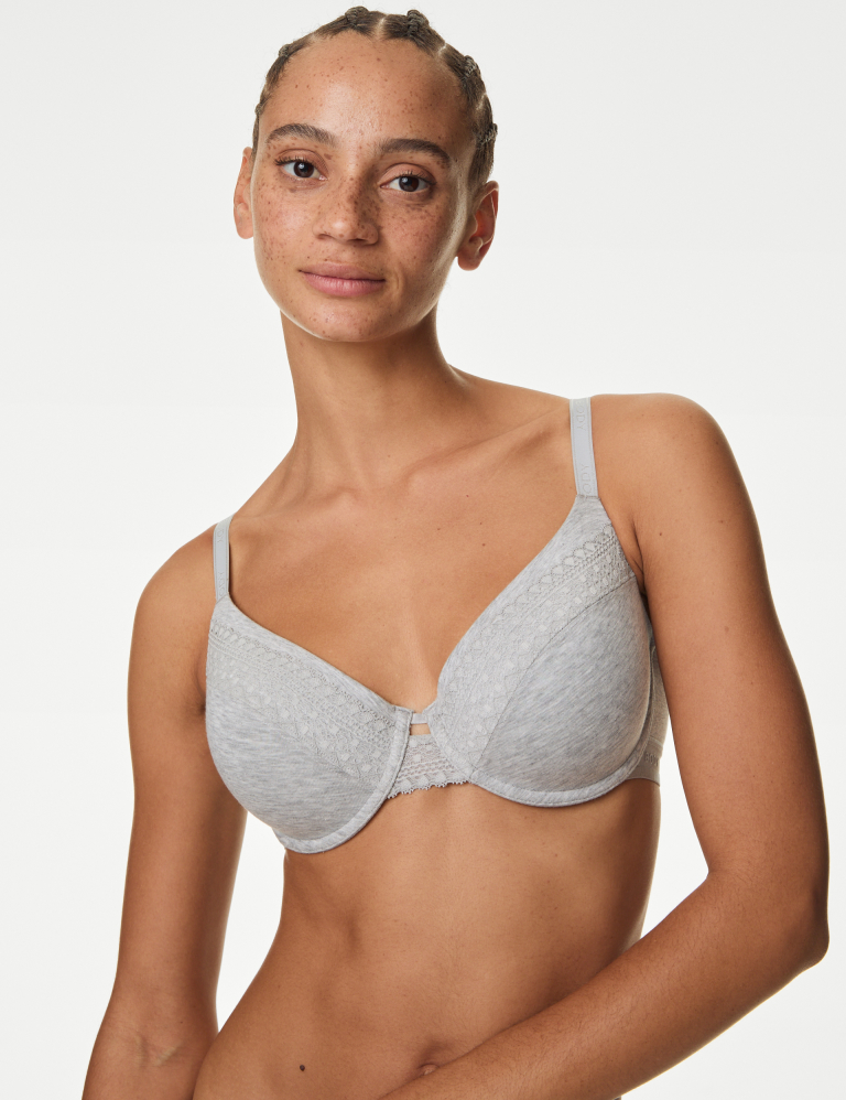 Cotton with Cool Comfort™ Wired T-Shirt Bra (A-E)