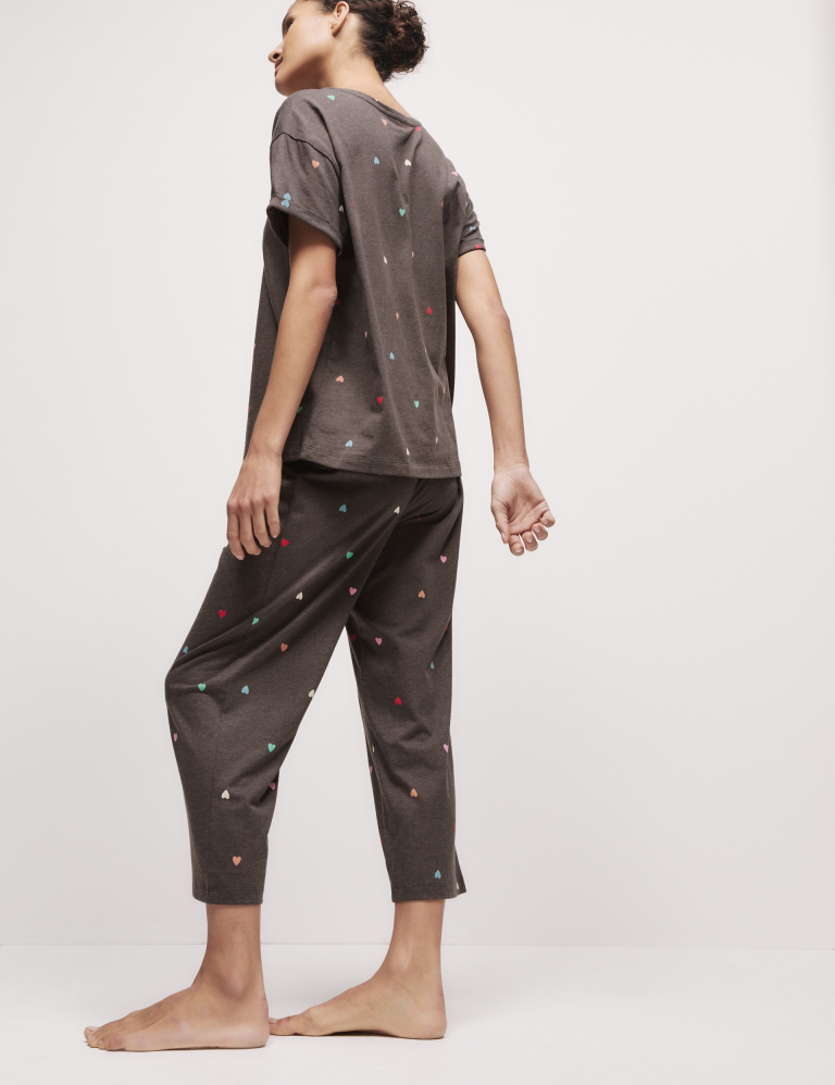 Cotton Rich Printed Pyjama Set