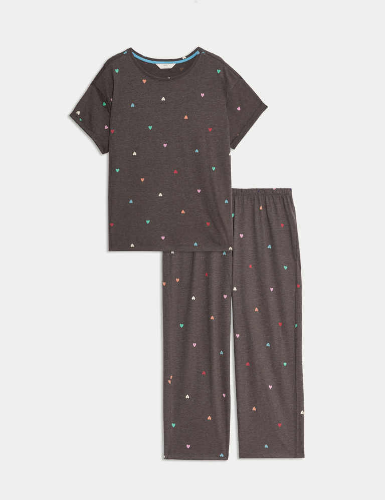 Cotton Rich Printed Pyjama Set