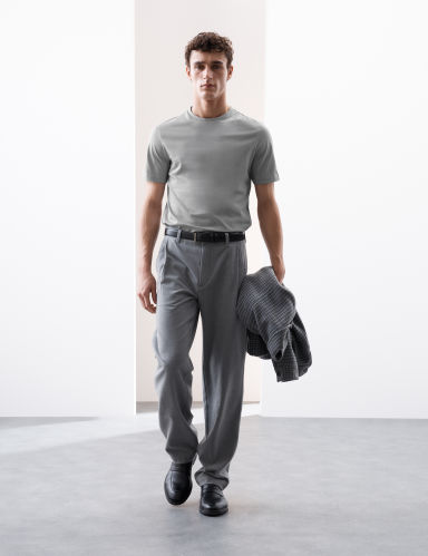 Pure Supima® Cotton Crew Neck T-shirt