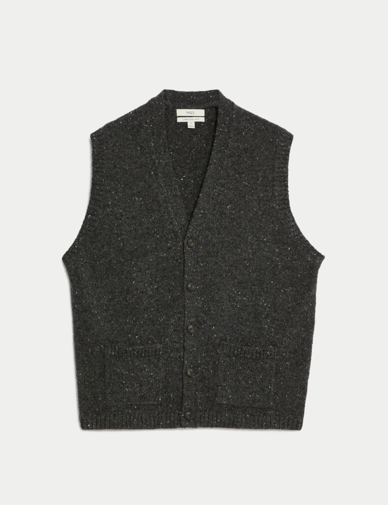 Lambswool Rich Knitted Waistcoat