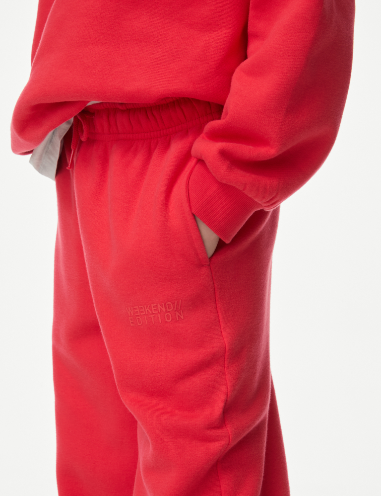 Wide Leg Cotton Rich Joggers (2-16 Yrs)