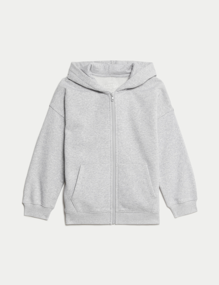 Cotton Rich Zip Hoodie (6-16 Yrs) Cotton Rich Zip Hoodie (6-16 Yrs)