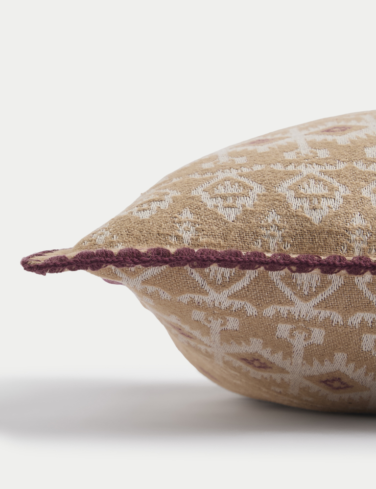 Sierra Pure Cotton Blanket Stitch Cushion