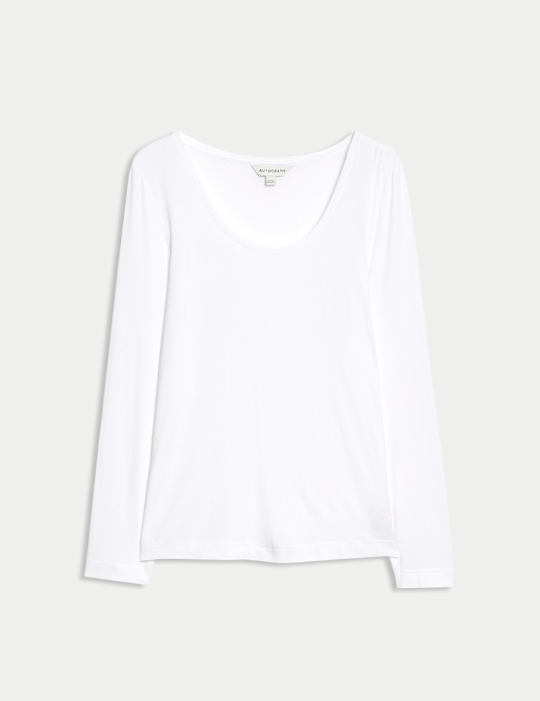 Jersey Scoop Neck Top