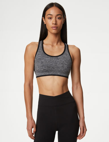 Reversible Seamless Medium Support Sports Bra