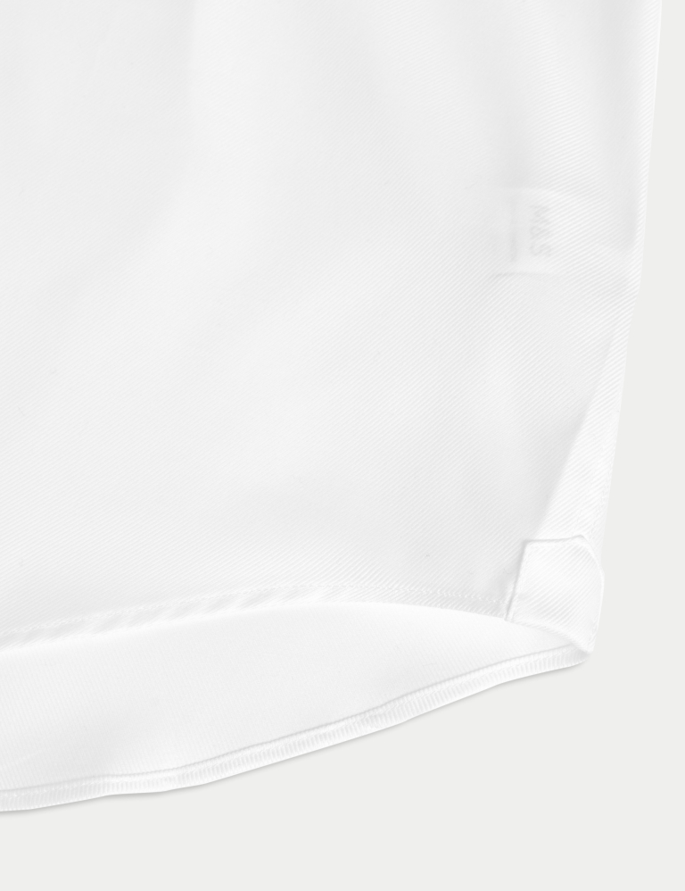 Slim Fit Luxury Cotton Twill Shirt