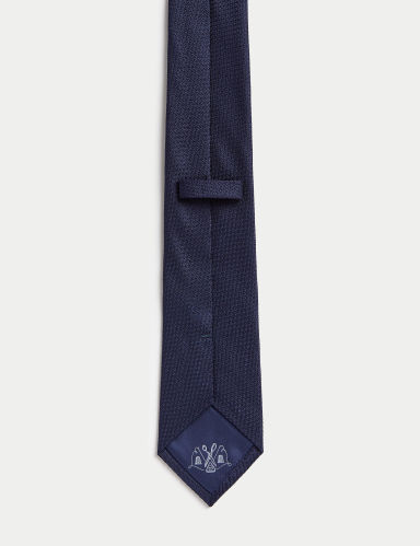 Textured Pure Silk Tie