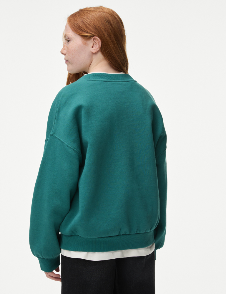 Cotton Rich California Slogan Sweatshirt (6-16 Yrs)