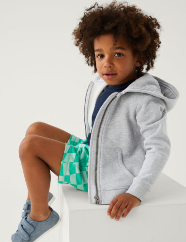 Cotton Plain Hoodie (2-7 Yrs)