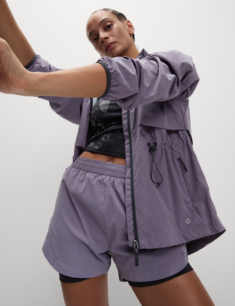 360° Reflective Layered Running Shorts