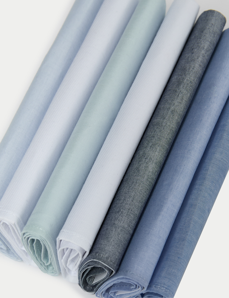 7pk Antibacterial Pure Cotton Handkerchiefs