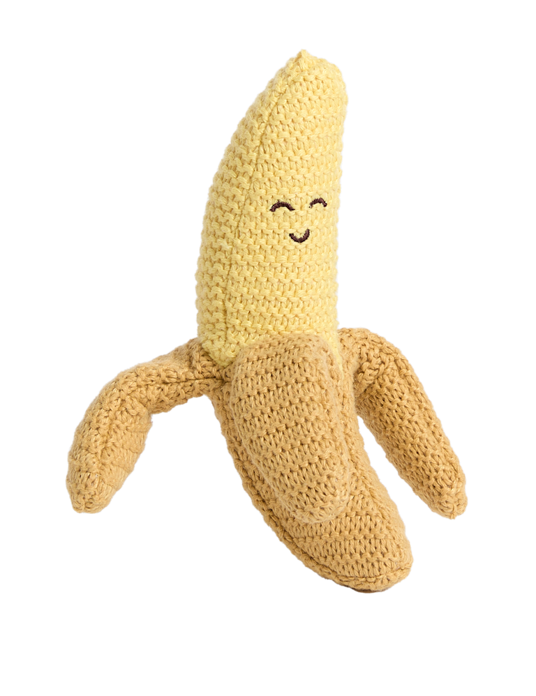 Knitted Banana Toy