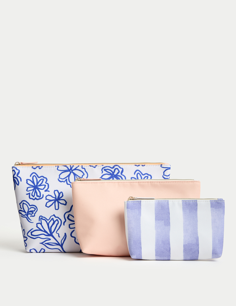 Large Wash Bag Trio